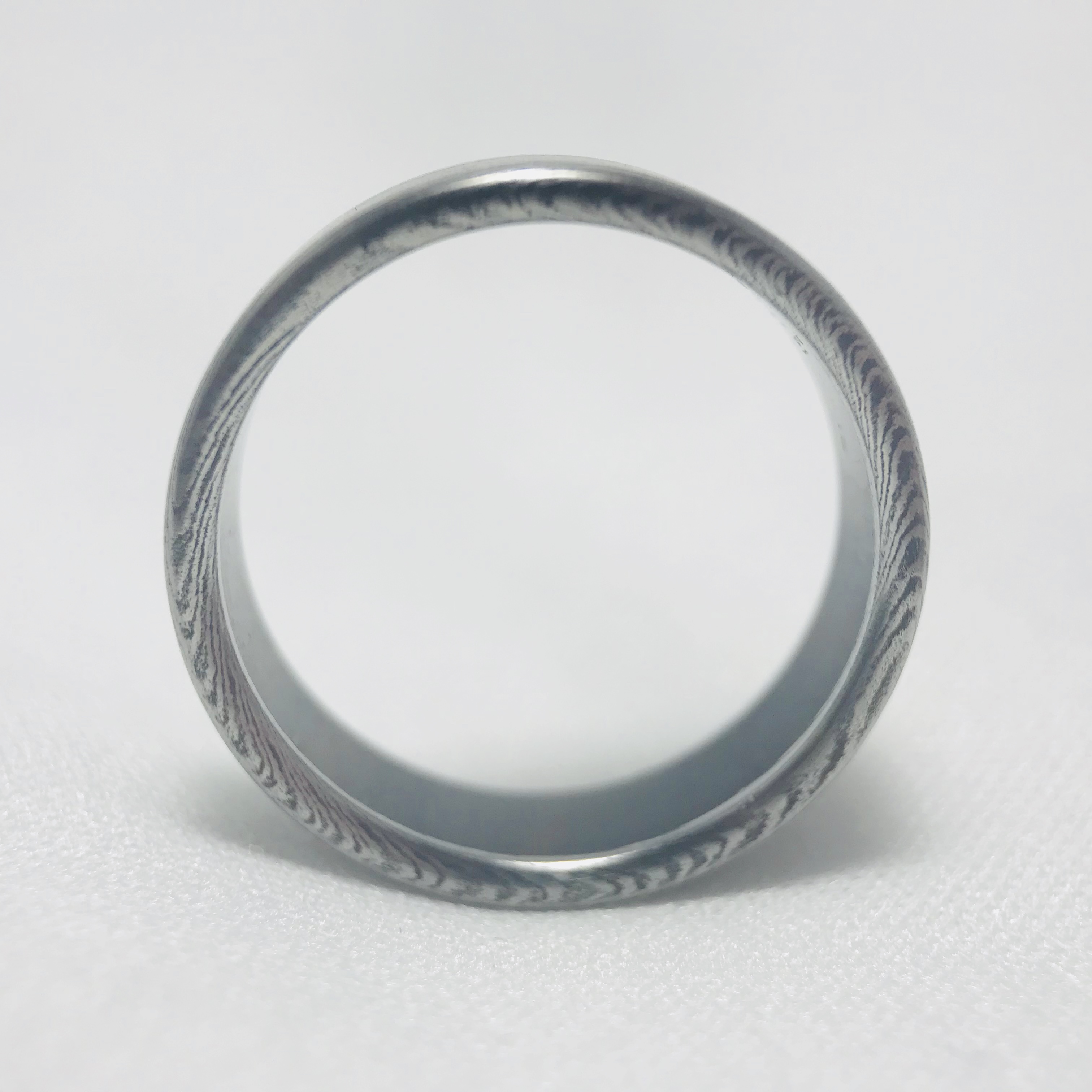 damascus wedding band